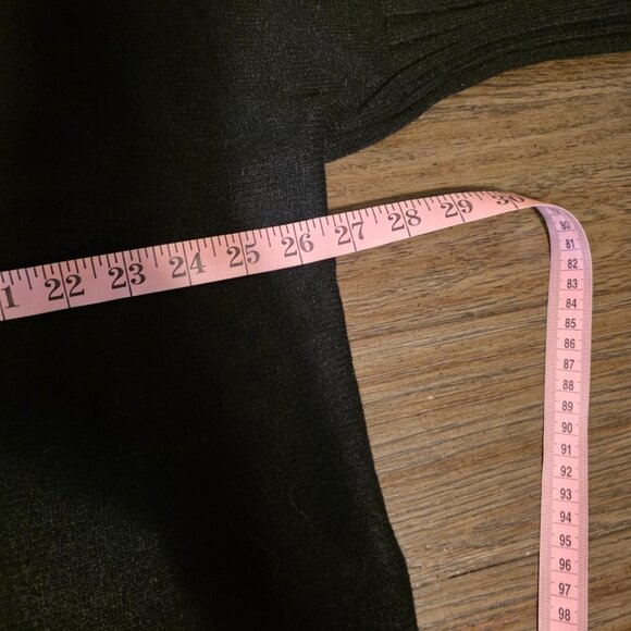 Rain + Rose Mock Neck Boxy Sweater NWT Black XL - Picture 5 of 10